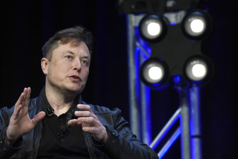 FILE - Tesla and SpaceX Chief Executive Officer Elon Musk speaks at the SATELLITE Conference and Exhibition in Washington, March 9, 2020. Eight former employees sued SpaceX and its CEO Musk, alleging that Musk ordered them fired after they challenged what they called rampant sexual harassment and a hostile “Animal House”-style work environment at the company. The employees, who filed suit in a California state court, detailed their complaints in a 2022 open letter to management they shared via a company intranet.  (AP Photo/Susan Walsh, File)