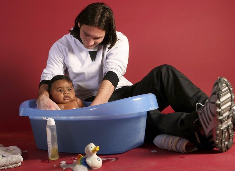 July 10, 2024: In 2007, a young Lionel Messi posed for photos with a baby in the dressing room of the Camp Nou in Barcelona for a charity calendar photoshoot. Messi, who was 20, was already making a name for himself and would go on to become arguably the greatest of all time. But little did the photographer know that the baby would also make waves in international football less than 17 years later. Messi was bathing Lamine Yamal, the 16-year-old who is taking the European Championships by storm, the youngest man to score in UEFA tournament s history Barcelona - ZUMAla2_ 20240710_zaa_la2_007 Copyright: xJoanxMonfortx