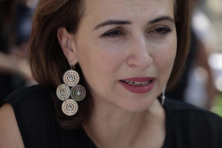 PK mit Bundesministerin Alma Zadic, Nationalrätin Nina Tomaselli, Landesrat Daniel Zadra, Landesrätin Klubobfrau Eva Hammerer.