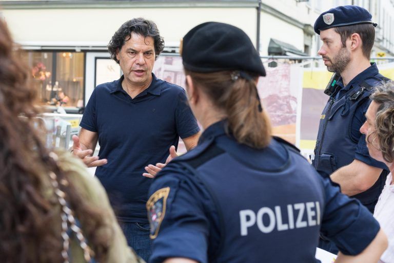 "Vokus": Polizisten auf Kontrollgang durch Feldkirch