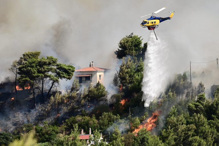 EUROPE-WEATHER/GREECE-WILDFIRE