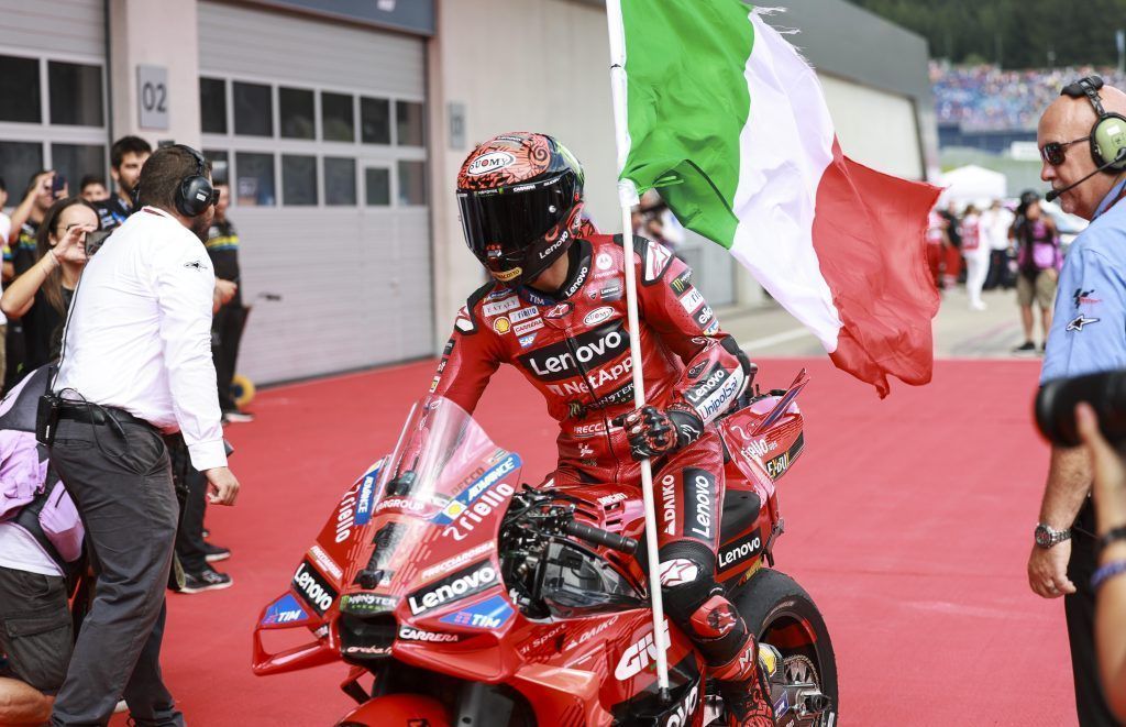 Bagnaia gelang MotoGP-Hattrick in Spielberg
