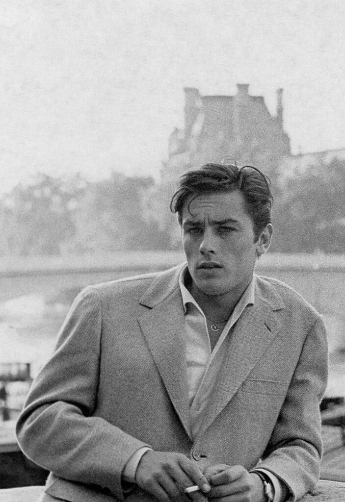 Alain Delon ALAIN DELON French film actor who appeared in British and American films Date: -1935 PUBLICATIONxINxGERxSUIxAUTxONLY Copyright: CopyrightxcGeminix2023.xCredit:xGemini 13842603
