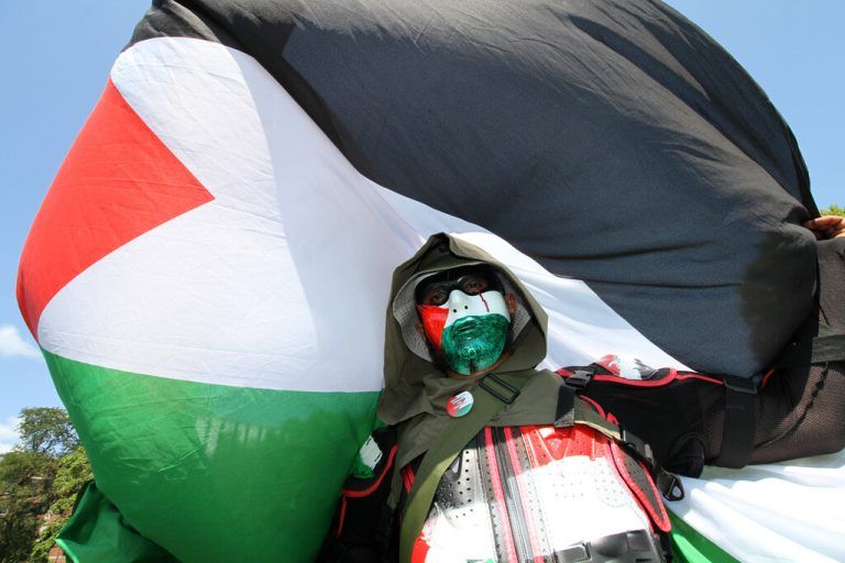 August 19, 2024, New York, New York, USA: Chicago, Illinois, August 19, 2024 Pro - Palestine Protest at Union Park on the West Loop of Chicago New York U.S.A - ZUMAct2_ 20240819_faf_ct2_110 Copyright: xBrucexCotlerx