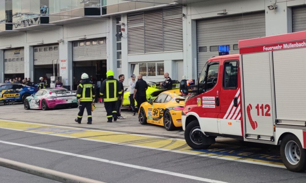 Druckflasche in der Box am Nürburgring explodiert: 22 Verletzte
