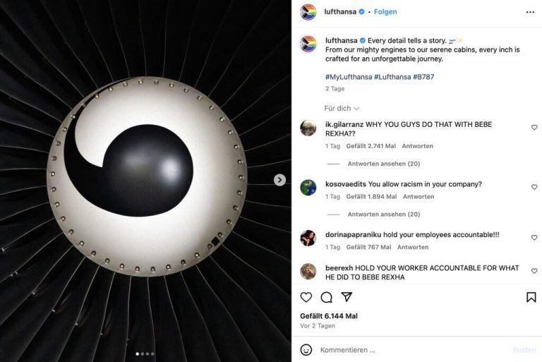 Rassismus? Bebe Rexha erhebt schwere Vorwürfe gegen Lufthansa
