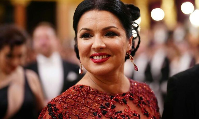 Operndiva Anna Netrebko am Donnerstag, 19. Jänner 2023, während der Eröffnung des Wiener Philharmonikerballs im Wiener Musikverein.