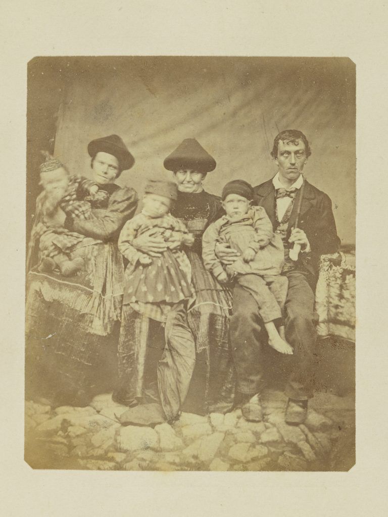 Familienfoto Franz Michael Felder mit Mutter