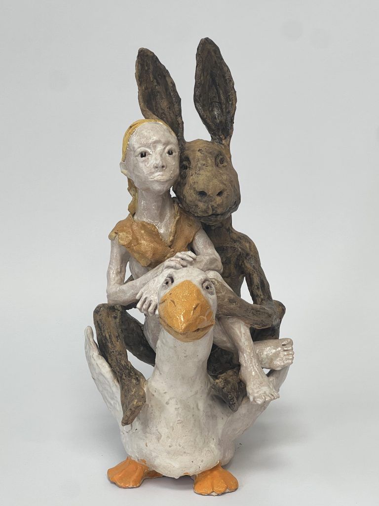 Rūta Jusionytė Skulptur in der Galerie Janschek