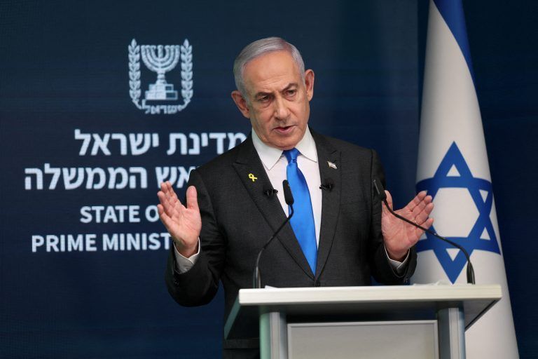 ISRAEL-PALESTINIANS/POLITICS-NETANYAHU