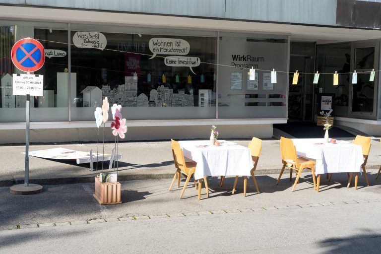Statt Autos gab es Gespräche und Gebäck
