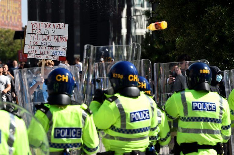 BRITAIN-CRIME-POLICE-UNREST