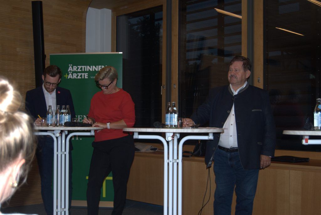 Parteien-„Verhör“ in der Ärztekammer