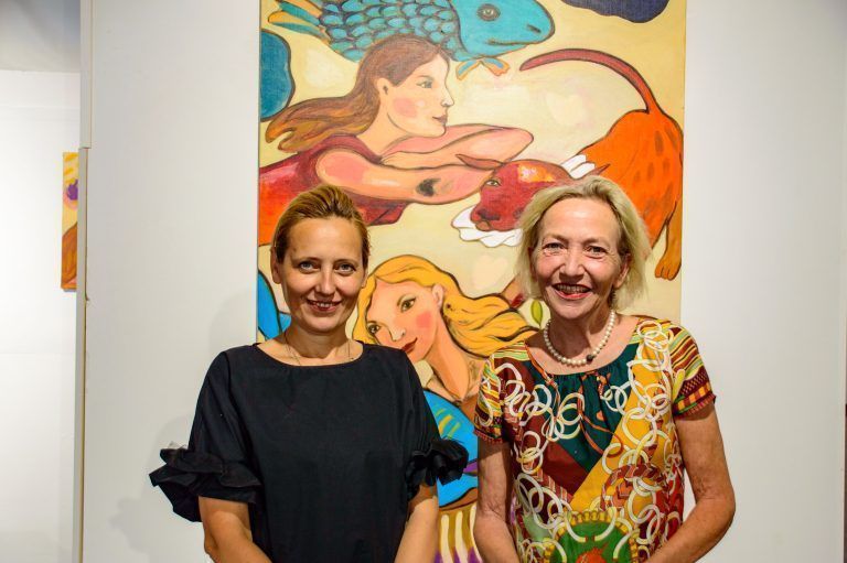 Sylvia Janschek mit Rūta Jusionytė