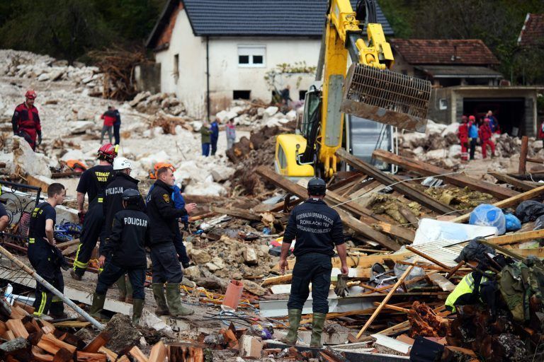 BOSNIA-FLOODS-WEATHER