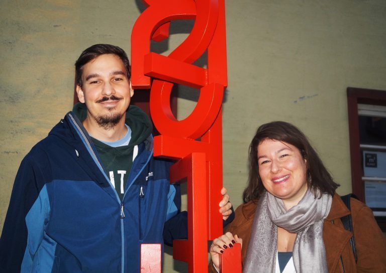 Marsfeuer Skulptur Eröffnung