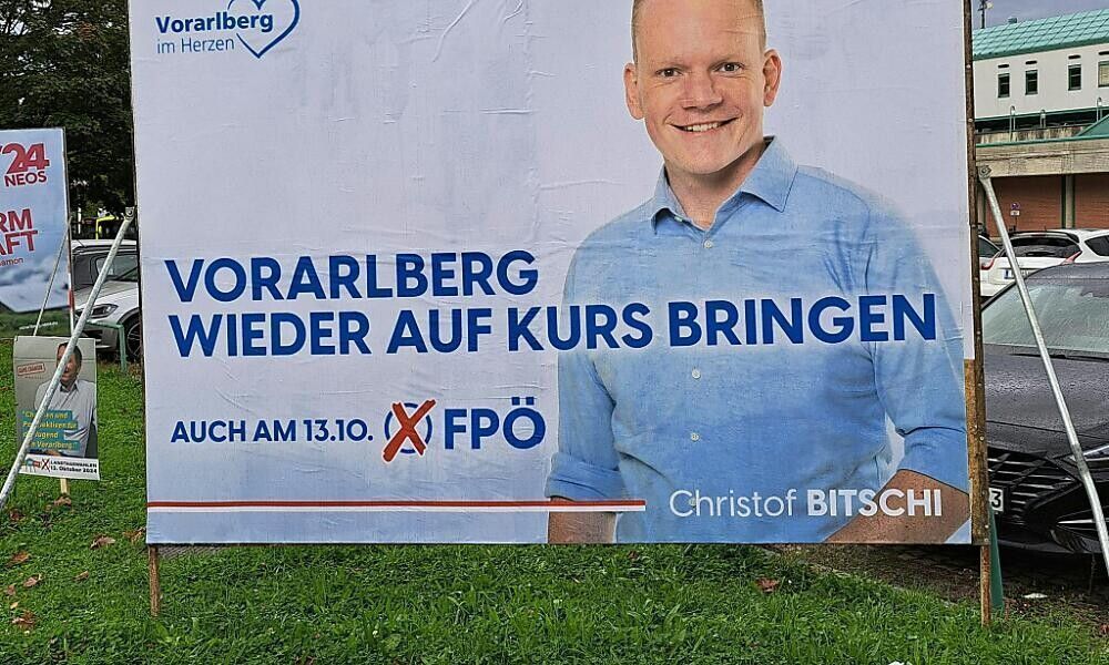 ÖVP muss in Vorarlberg um Platz eins zittern