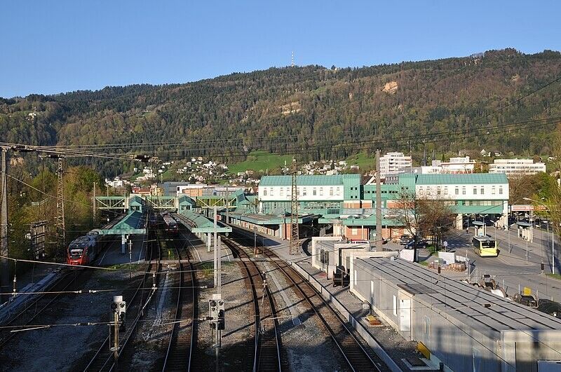 Bahnhof Bregenz großräumig abgeriegelt