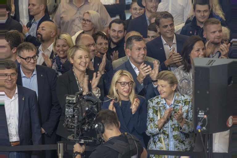Landtagswahlen 2024 aus dem Landhaus Wahlstudio VN und Vol.at