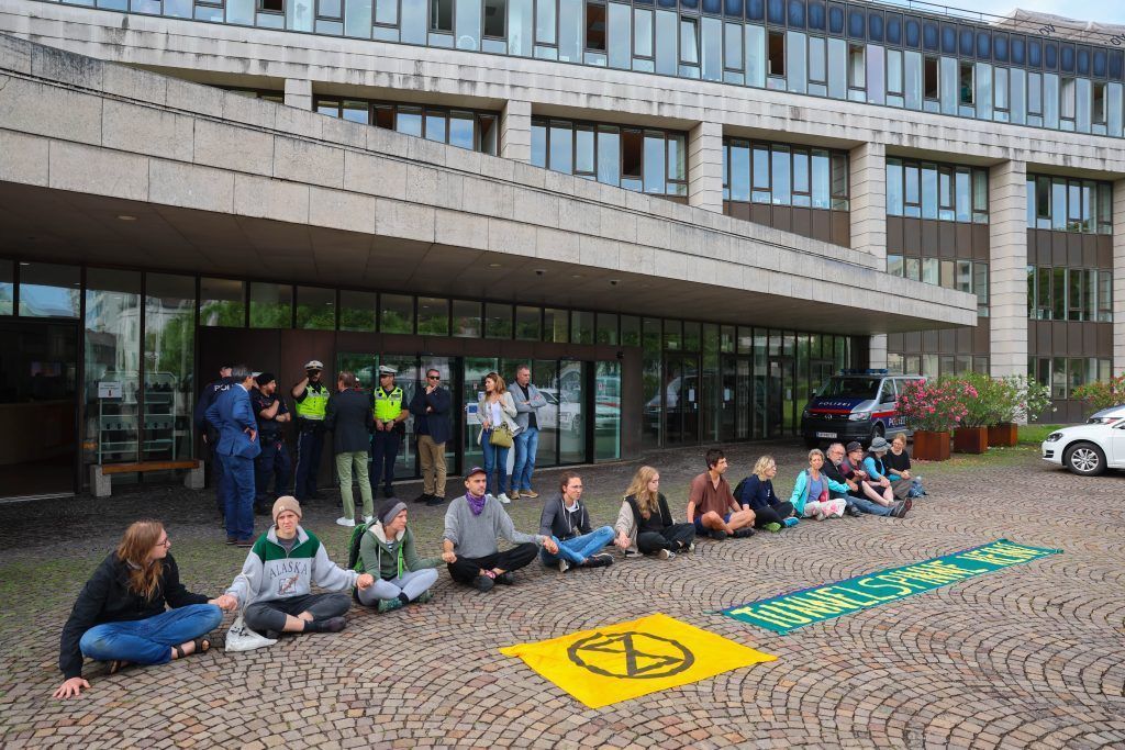 Erneutes Nachspiel um Klima-Demo vor dem Landhaus