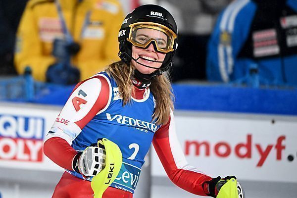 Ski alpin: Liensberger bei Shiffrin-Sieg in Levi am Podest