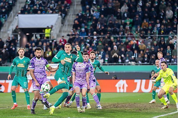 Rapid im CoL-Heimspiel nur 1:1 gegen Shamrock Rovers