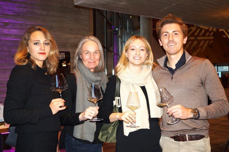 Menschen Weinmesse