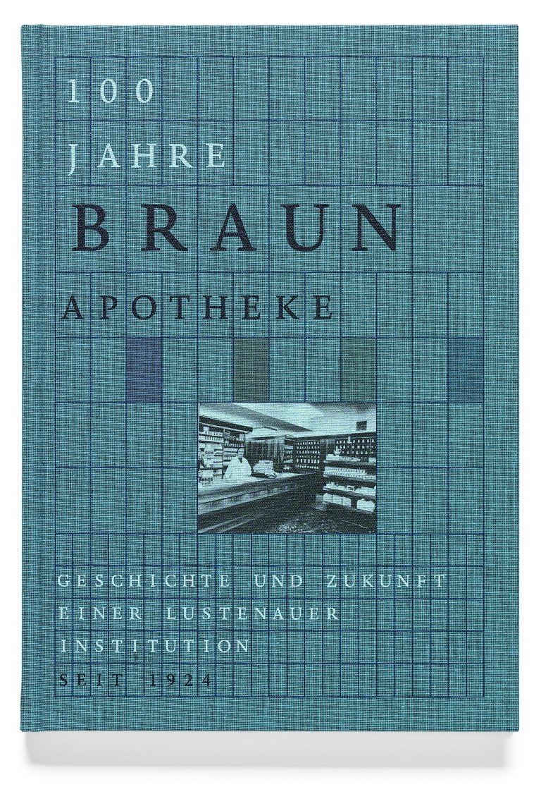 100 Jahre Braun Apotheke, Buchcover