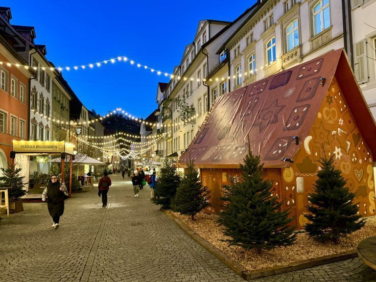 Menschen Weihnachtsstadt
