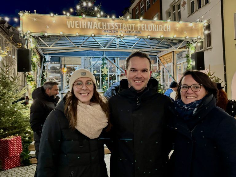 Menschen Weihnachtsstadt