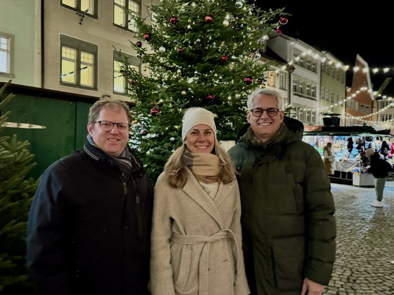 Menschen Weihnachtsstadt