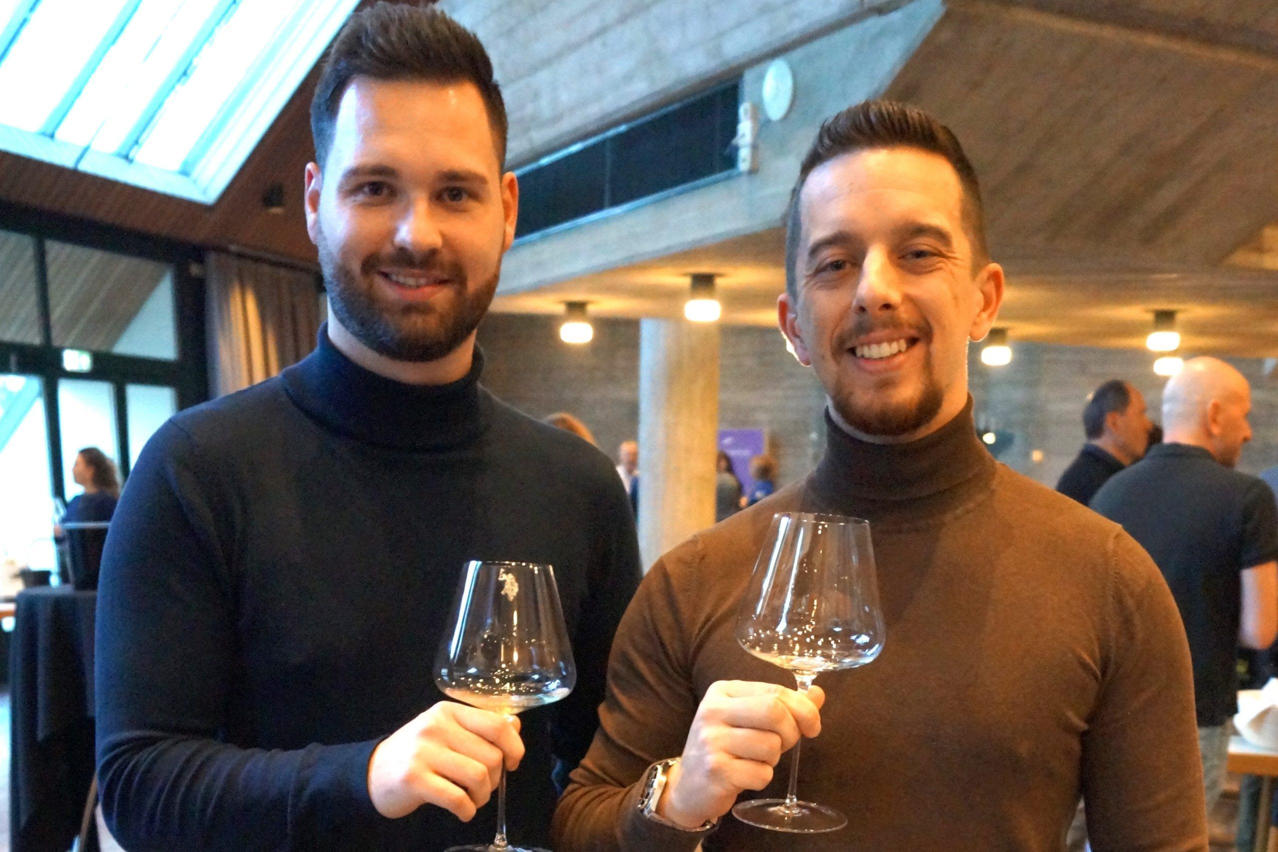 Menschen Weinmesse