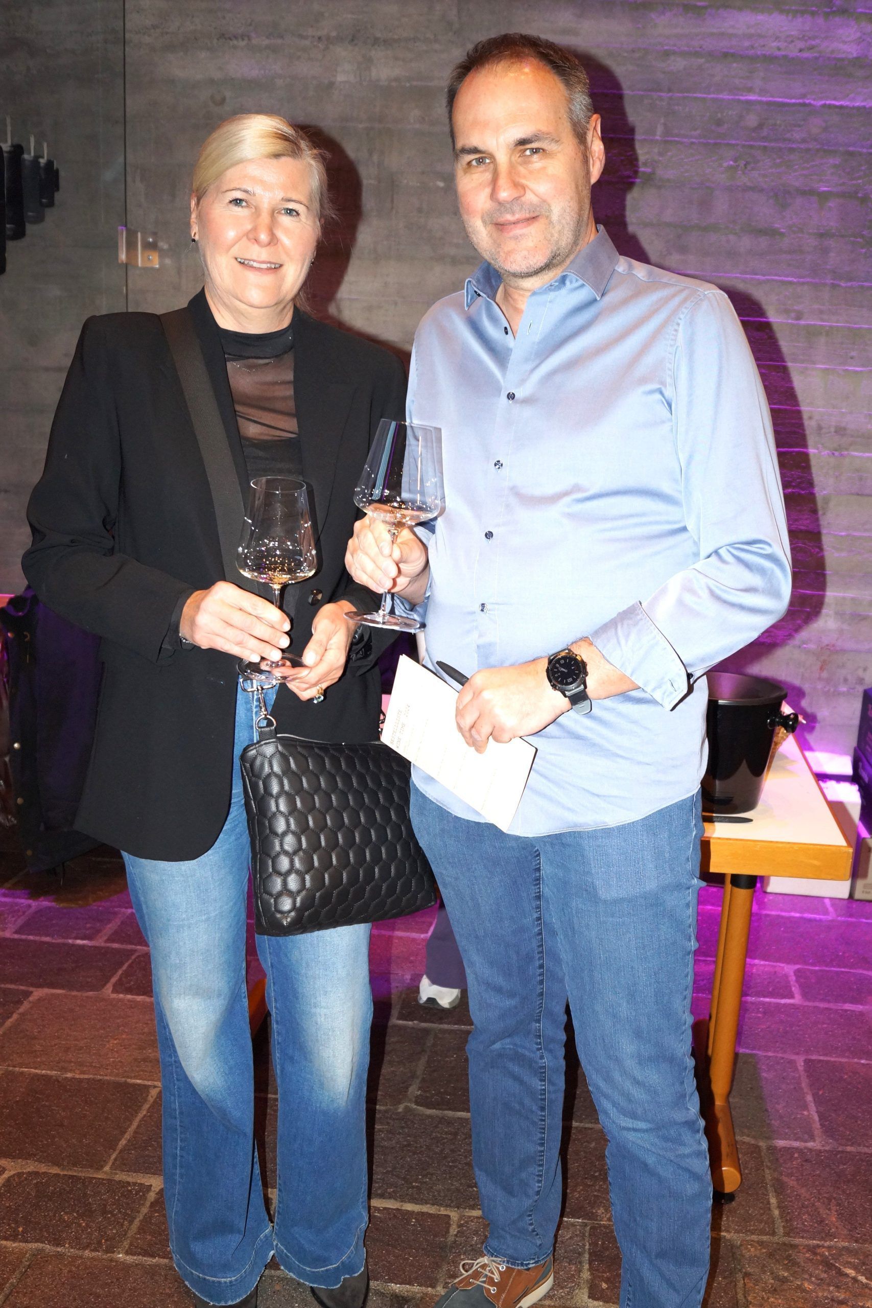 Menschen Weinmesse
