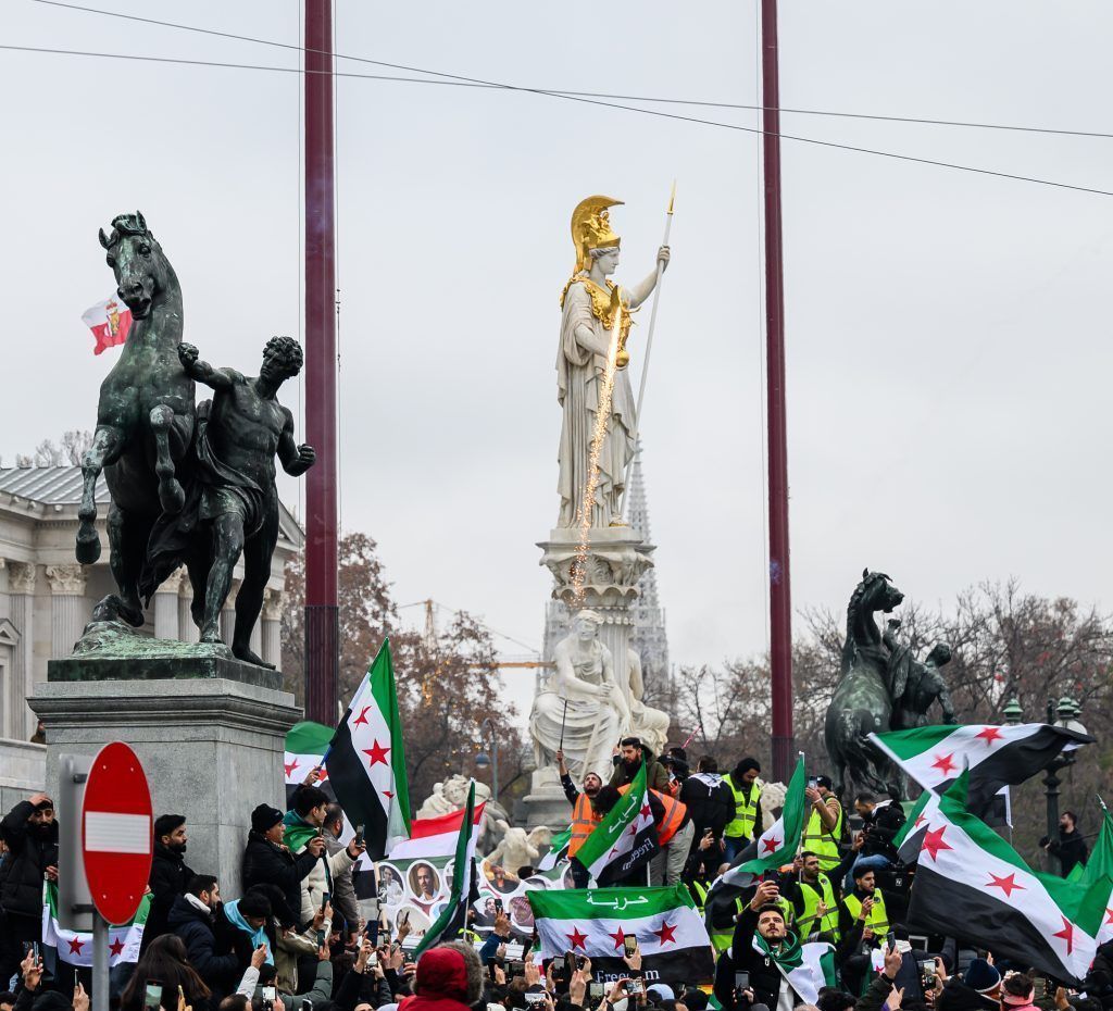 Zehntausende Syrer in Wien feierten Sturz des Assad-Regimes