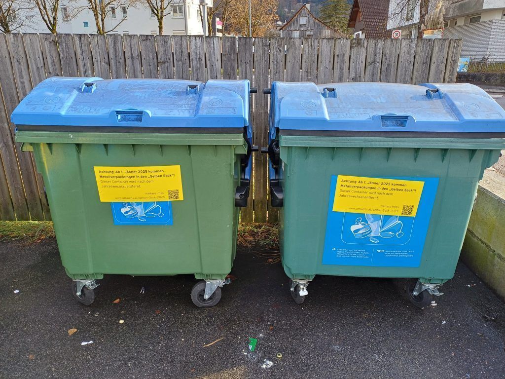 Abfall: Gelber Sack mit Doppelfunktion, blaue Tonne fällt weg