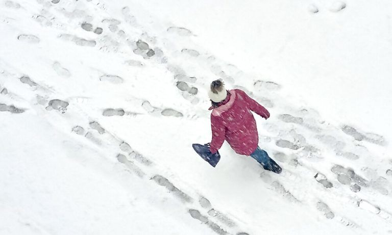 Für Montag wird leichter Schneefall prognostiziert