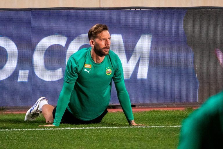 NICOSIA,CYPRUS,11.DEC.24 - SOCCER - UEFA Conference League, AC Omonia Nikosia vs SK Rapid Wien, preview, training Rapid. Image shows Guido Burgstaller (Rapid).<br />Photo: GEPA pictures/ Philipp Brem