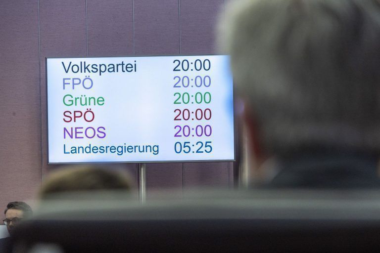 Hitzige Debatte zum Budget: Wallner zieht zwei Schlüsse, Zadra sieht Millionen "verlocht"
