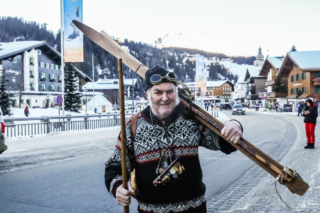 Mann der 20er Jahre in Lech