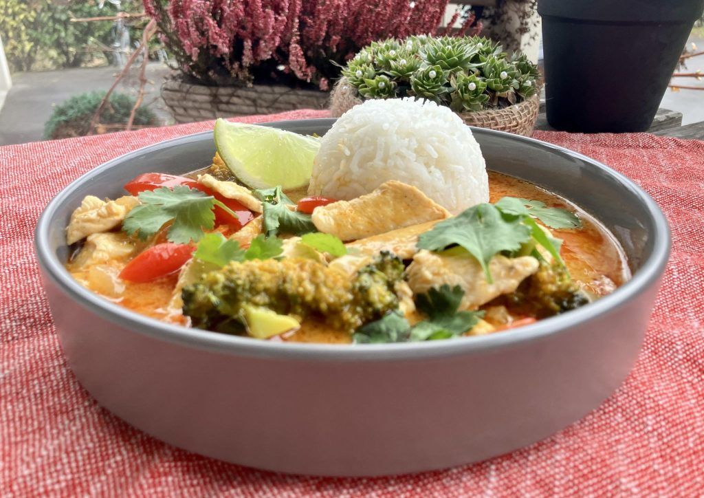 Köstliches Panang Chicken Curry
