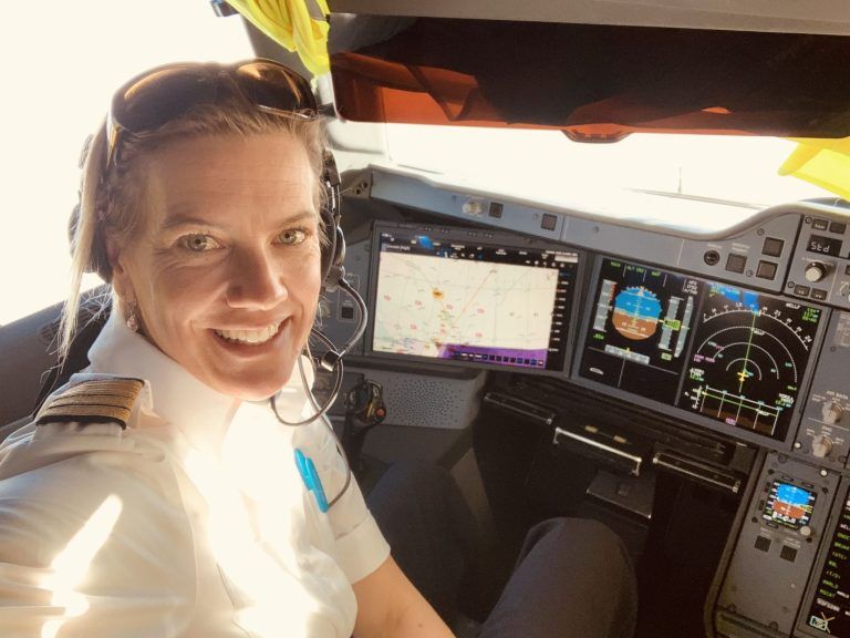 Pilotin Claudia Waibel