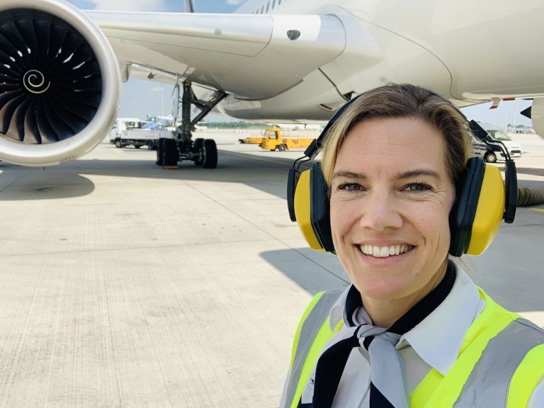 Pilotin Claudia Waibel