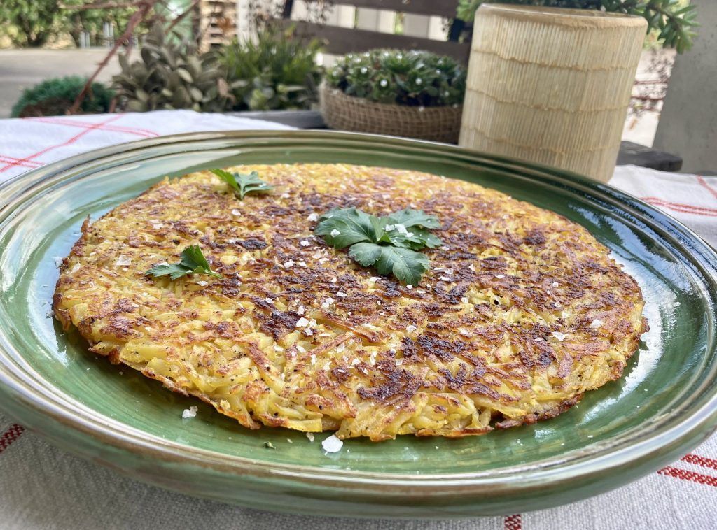 Perfekt gebratene, goldbraune Rösti