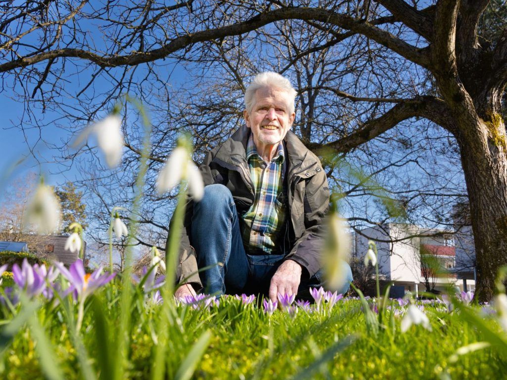 Ein vielfältiger Frühlingsgarten voller Farbe in Lustenau