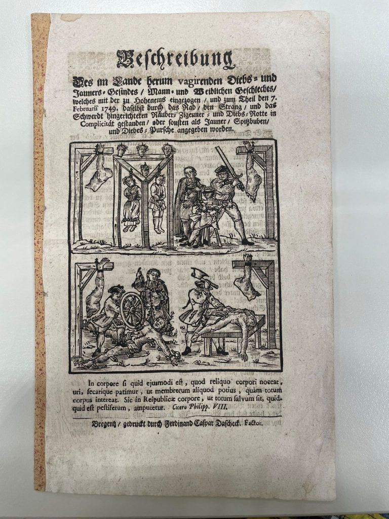 Durch Rad, Strang und Schwert hingerichtet