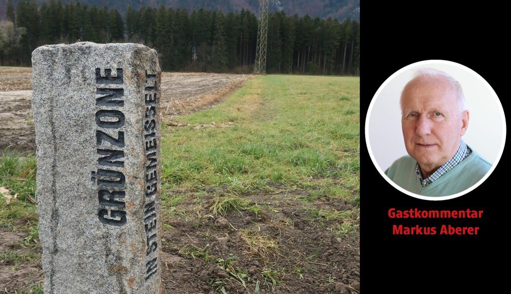 Ohne Grünzone müssten wir uns krank schämen