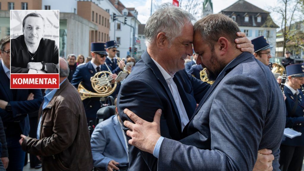 Politbeben in Dornbirn oder "rote Punkte im schwarzen Meer"