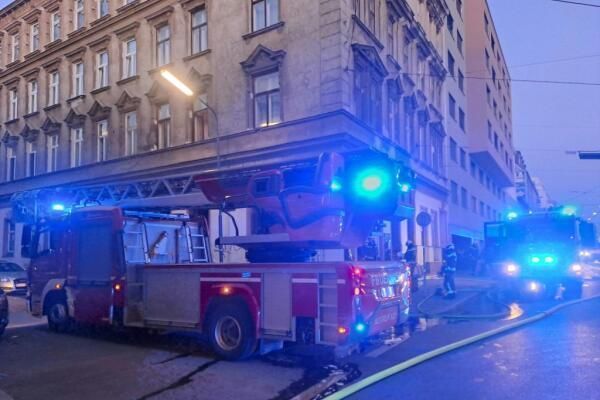 Eine Verletzte durch Feuer in Restaurant in Wien