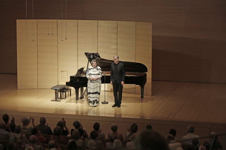 Elisabeth Leonskaja und Julius Drake vierhändig