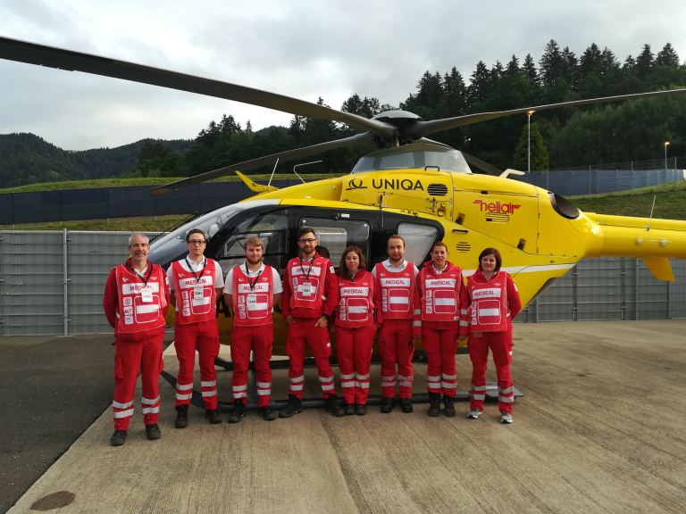 Einsatzleitung Rettung Formel 1 MotoGP Spielberg